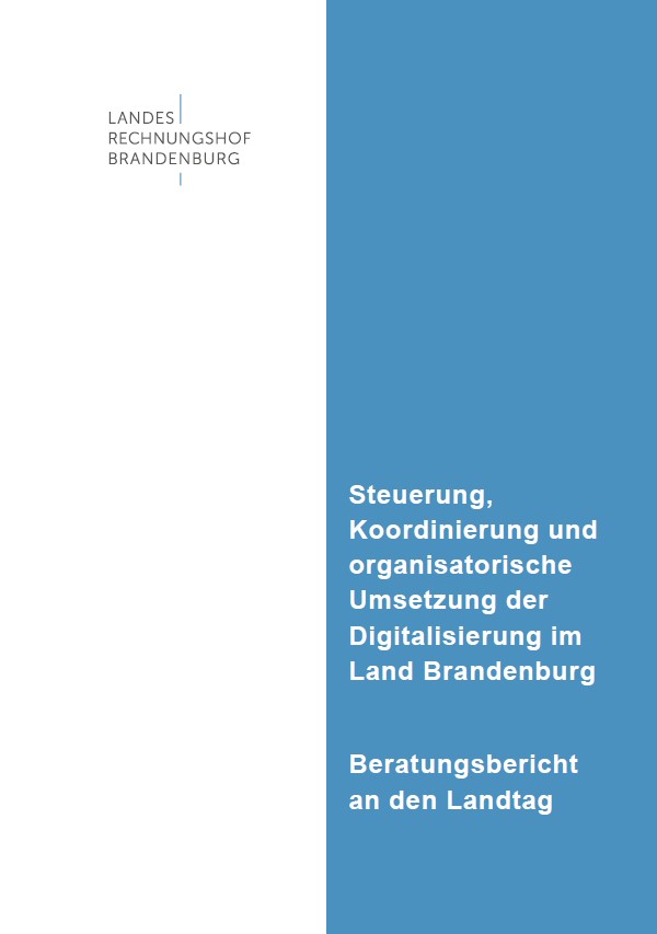 Bild vergrößern (Bild: Deckblatt Beratungsbericht Digitalisierung)