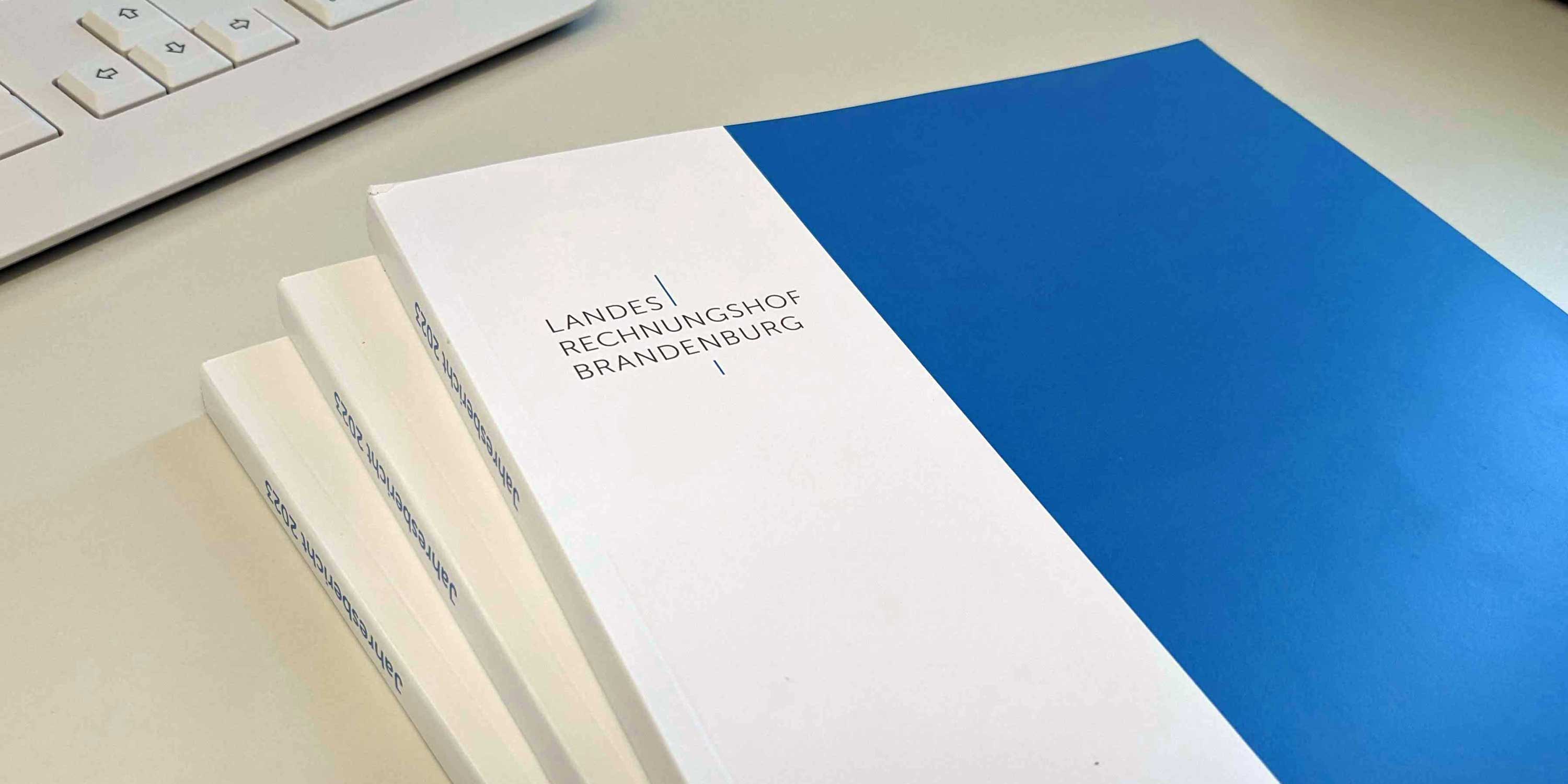 Bild eines Stapels von Jahresberichten